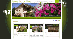 Desktop Screenshot of fermebiothey.fr